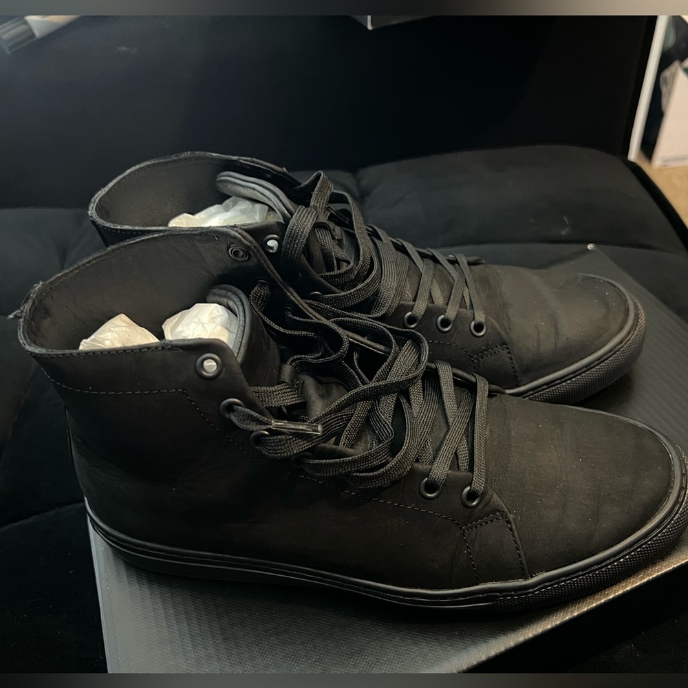 Thursday Boot Company Men's Black High-Top Sneakers